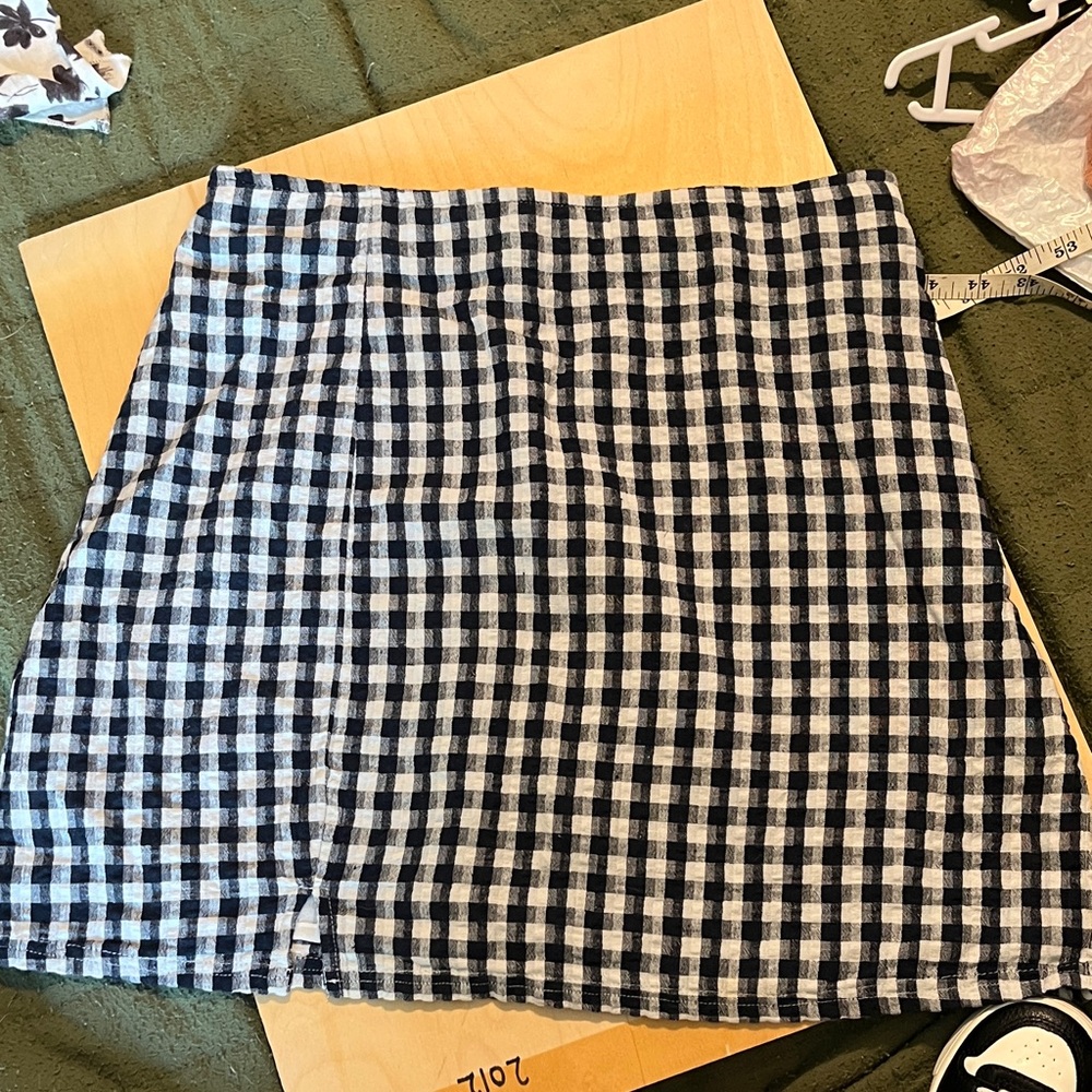American Eagle Outfitters Gingham Mini Skirt